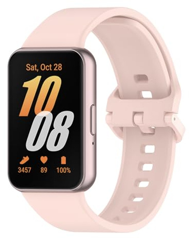 Issinlky Armband für Samsung Galaxy Fit 3, Weiches Silikonband für Samsung Galaxy Fit 3 SM-R390 Herren Damen