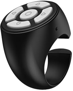 Scrollring för Phone | Trådlös Bluetooths-fjärrkontroll med fingertopp | Rullande ring | Mobiltelefonkontroll för hem, resor, bil, camping och skola