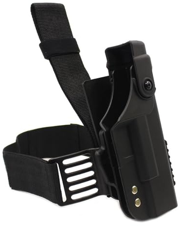 Fondina Tattica per Gamba, Fondine per Pistola Portatile per G 17 18 19 21 22 23 26 31, Porta Pistole Cintura Gambe per Caccia All'Aperto