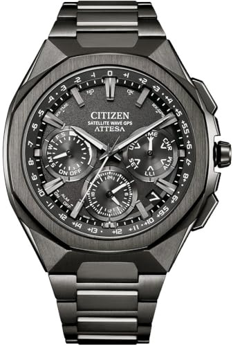 Citizen Herren Chronograph Eco-Drive Armbanduhr Attesa Satellite Wave GPS