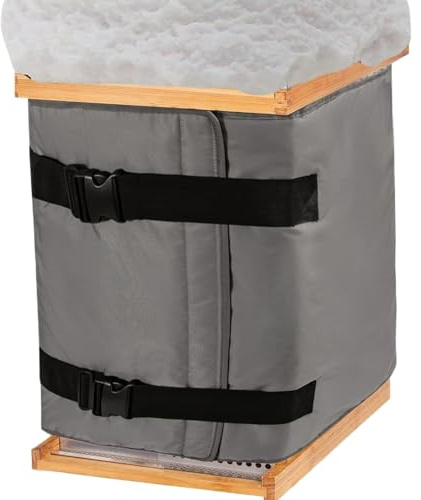 Bikupa-isolerande skydd – 190 x 58 cm apiary-omslag, kallt klimat vindtätt skydd, väderbeständig koloni värmande sköld | flera lager trädgård gräsmatta utomhus bakgård biodling
