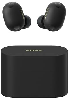 Sony WF-1000XM6 Auriculares inalámbricos con Noise Cancelling, Bluetooth, Auriculares in-Ear, Sonido de Alta resolución, Llamadas nítidas, Ecualizador de 10 Bandas, 24 Horas de batería, IPX4, Negro