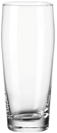 montana Willi 010418 - Juego de 6 vasos de agua aptos para lavavajillas, vasos de cristal, vasos de cerveza, juego de bebidas largas, 600 ml