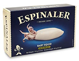 Espinaler Baby Squids in Olive Oil 5/8 Classic Line, 110g