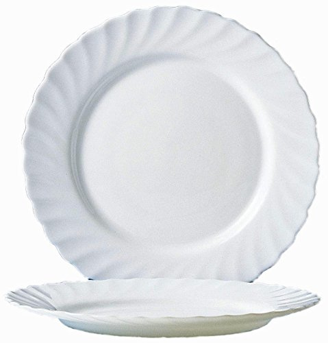 Trianon 12 Teller 24,5 cm Arcoroc Opalglas