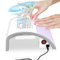Aspirateur Ongles Professionnelle 80W,Aspirateur Ongle,avec Filtre Et 2 Sacs De Collecte De Poussière,Aspirateur De Table Ongle pour pour La Manucure Au Salon Ou À La Maison(Purple)