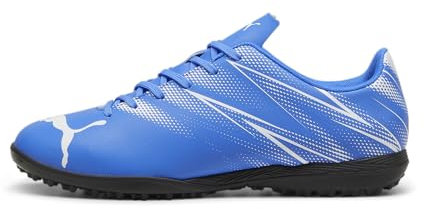 PUMA Herren Attacanto Turf Trainer Soccer Cleats Sneaker, Bluemazing White, 44 EU