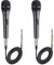 Cable Matters 2-Pack Cardioid Dynamic Vocal Microphones with 4.5m Cable, Wired Singing Microphone/Singing Machine Microphone Karaoke
