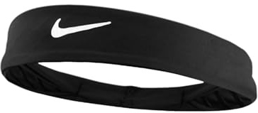 Nike Elite N.100.4343.010.OS Bandeau Skinny pour Femme Noir/Blanc Taille Unique