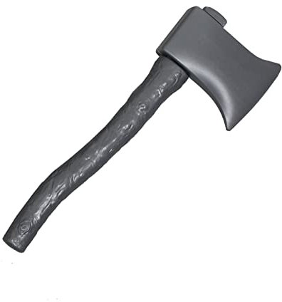 Hache accessoires de déguisements - 41 cm Woodsman parfait pour halloween et Livre Déguisement - Disponible en 3 styles : avec marron anse,Saignant anse argent - Plusieurs paquet tailles : OF1,2,Lot