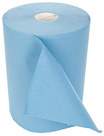 FM Panno per la Pulizia, Rotolo di Carta per la Pulizia, Rotolo da 38 x 35 cm, 1000 Fogli, 2 veli, 2 Rotoli