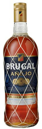Brugal Añejo Ron Dominicano Superior Envejecido en Barrica de Roble 1L