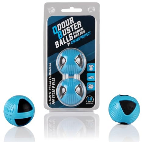 Odour Buster Shoe Deodorant Balls - Ultimate Sneaker Deodoriser & Shoe Freshener - Fresh Scent for Shoes & Bags - Reusable Sports Shoe Deodorizer - Eliminate Odour from Shoes, Bags, Lockers
