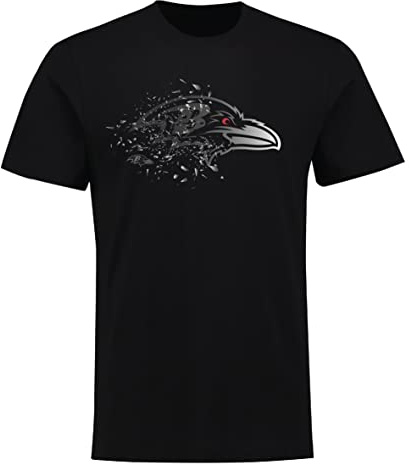 NFL Baltimore Ravens Shatter Graphic Logo Football Shirt schwarz (M)