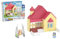 Tile Town Bluey Heeler Home Magnetic Tiles Construction Building Playset Age 3+ with Bluey and Bingo Figures, Kids 3-5+, New Action Tiles for Action Play, Realistic Builds, STEM Creative Toy