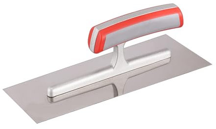 jiyun Platoir à Enduit, Platoir de Finition, Truelle à Plâtre en Acier Inoxydable, Truelle de lissage, Truelle Plate, pour maçonnerie, Mastic, Briques et mortier, Ciment