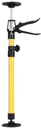 QIUYMGFG rangierwagenheber Teleskop-Stützstangenheber, Schrankheber aus dritter Hand, Trockenbau-Bauwerkzeug, Verstellbarer Hebeschrank Getriebeheber(Yellow Short)