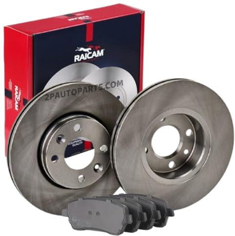 KIT COPPIA DISCHI E PASTIGLIE FRENO FRENI FRENANTE ANTERIORI DX/SX PER CLIO IV 1.5