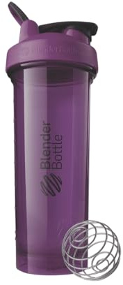 BlenderBottle Pro32 Tritan Trinkflasche mit BlenderBall, optimal geeignet als Eiweiß Shaker, Protein Shaker, Wasserflasche, BPA frei, skaliert bis 700 ml, Fassungsvermögen 940 ml, lila