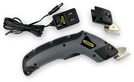 General Tools Cordless Electric Craft Scissors #ES1-Q with 2 Blades and Charger
