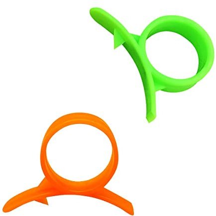 Jagowa 2 Pcs Orange Peeler Multifunctional Creative Mini Orange Opener Manual Lemon Citrus Fruit Peeler Kitchen Tool (Random Color)