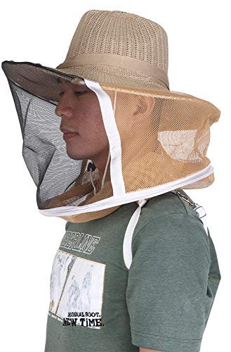 Acouto Imkerhut mit Netz, sicherer, atmungsaktiver Imkerhut, Imker-Schutzausrüstung für Männer und Frauen