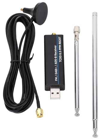 Receptor RTL SDR con Muestreo Directo, 0,5 PPM TCXO para Kit de Radio Definido por Software, Escáner de Frecuencia para Radioaficionados