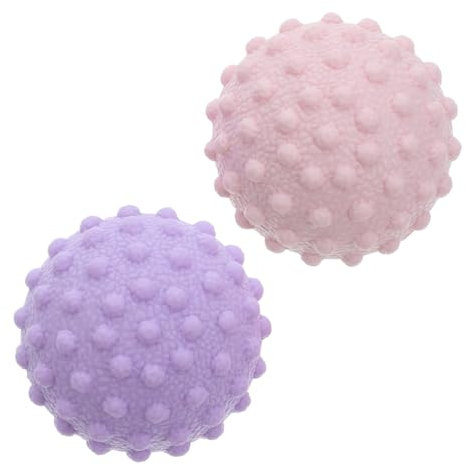 Beavorty 2pièces Balle De Massage Silicone Souple Pour Point De Déclenchement Balles De Massage Rondes Pour Dos