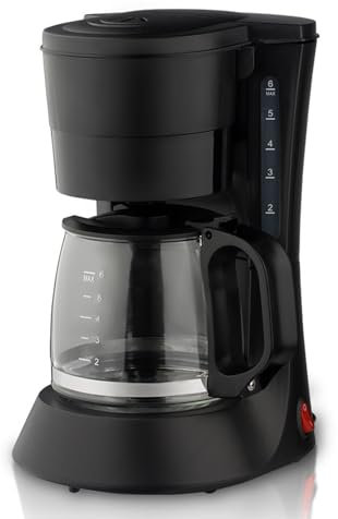 Irishom Macchina per caffè elettrica Macchina per caffè Americano con caffettiera da 600 ml/20,3 Once Macchina per caffè Espresso 600 W Caffettiera riscaldante