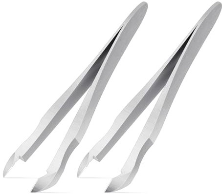 Nagelhaut Schere, 2 Stück Edelstahl Nagelhautzange Mini Nagelhaut Zange Professionelle Nagelhaut Pinzette Nagelhautschneider für Trimmen tote Haut Präzision Nagel Trimmen