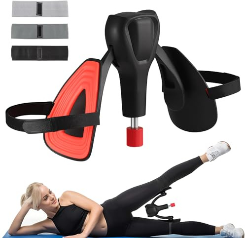 Fippy Pelvic Floor Trainer for Women and Men, Adjustable Inner Thigh Exerciser Pelvic Floor Exerciser Leg Strengthener for Home Use