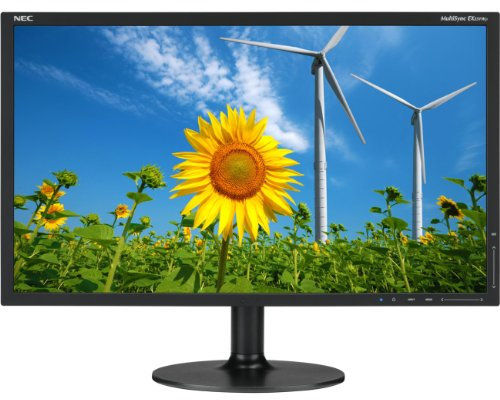 NEC MultiSync EX231W - LED monitor - 23 - 1920 x 1080 FullHD - TN - 250 cd/m2 - 1000:1 - 25000:1 (dynamic) - 5 ms - DVI-I, DisplayPort - black