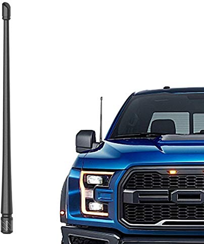 RYDONAIR Short Antenna Compatible with Ford F150 2009-2025 & Ford Bronco 2021-2023, Internal Copper Coil for Enhanced Reception, 13 inches Flexible Rubber Antenna Replacement