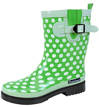 Bockboots Dorin-k gummistövlar i överdimensionerade flerfärgade 10219_2_2_6_2 dk-blå/multi stora unisexskor, Ljusgrön multi, 41 EU