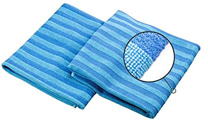 BÜMAG Bodentücher Mikroborsten, 2 Stück, Reinigungstücher, Bodenwischer, Mikrofaser, Haushaltstücher, Scheuertuch, Putztuch, Scheuerlappen, Polyester, 55 x 50 cm