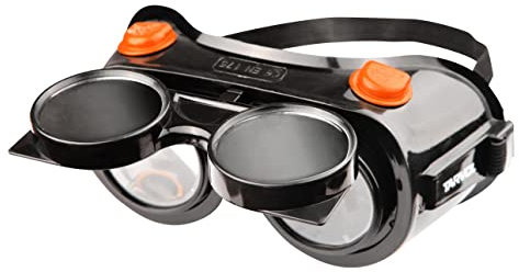 ebuyerfix wokin Flip Up Welding Goggles Anti-Fog Anti-Glare Welder Safety Glasses Eye Protection Glasses Full Sight Grinding Gas Spectacles for Eye Protection