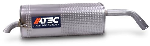 ATEC Germany 1x Silencieux arrière Compatible avec FORD FIESTA Mk6 (CB1, CCN), FIESTA Mk6 Van