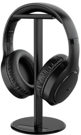 Meliconi, Cuffie Flash EVO, Cuffie Bluetooth 5.3, Cuffie Wireless, Leggere, con Segnale Fino a 10 Metri e Batteria Duratura 20 h, Ricarica Rapida in 2.30 Ore, Utilizzabile con Cavo 3 m Incluso