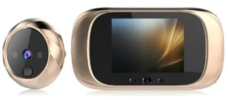 Osmond Digital LCD 2,8 tum videodörrklocka titthålsvisare dörr ögonövervakningskamera 90 graders dörrklocka rörelsedetektion öga enkel att installera A