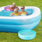 Inflatable Pool Foot Bath Basin with Colorful Lights, Swimming Pool Clean Feet, Foot Soaking Bath Basin for Pool Entry Ladder, Home Spa Treatment for Above Ground Pools