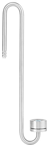 Ticfox CO2-diffusor i rostfritt stål, koldioxidspridare, högeffektiv bubbelupplösning för akvarieväxter, 20 cm, 25 cm, 35 cm, 40 cm (S matt liten kopp 200)