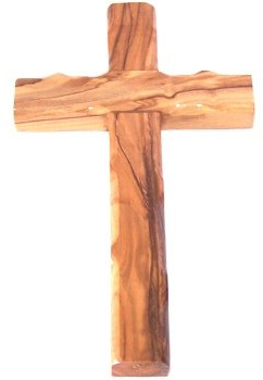 Holy Land Market Med. Träkors från Betlehem – olivträ (16 cm eller 6,4 tum)
