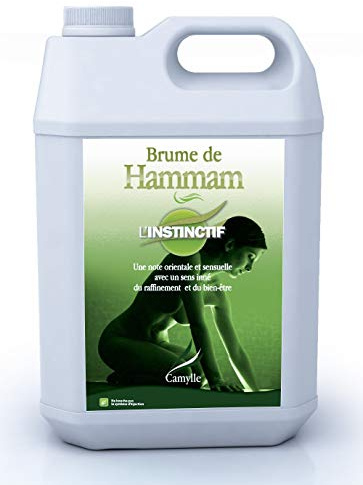 Camylle - Fragranza per bagno di vapore L'Instinctif - A base di oli essenziali per stanze di vapore, bagni di vapore o docce di vapore - Con una fragranza languida e orientale - 5000ml