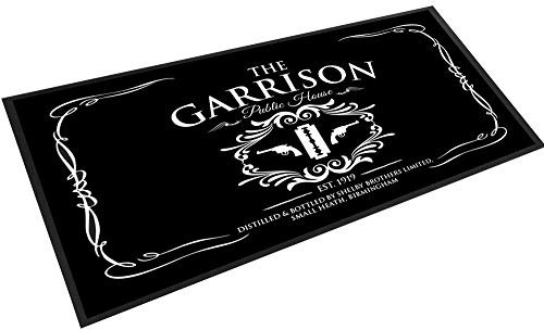 The Garrison Bar Runner – Public House Whisky Bar Runner Tapis de bar