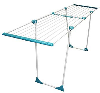 SEPIO - Wäscheständer | Flügelwäscheständer | Wäscheständer Ausziehbar | Teleskopischer Wäschetrockner Ständer | Standtrockner | Klappbar | Waschestandtrockner | Clothes Drying Rack