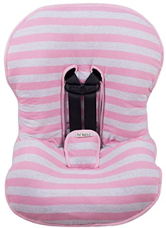 JYOKO KIDS Abdecken Gepolsterte Universal für Babyschale (PINK ISLAND)