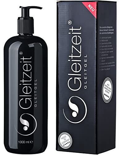 Gleitzeit® Gleitgel Wasserbasis PREMIUM 1 Liter XXL Gleitmittel sensitiv