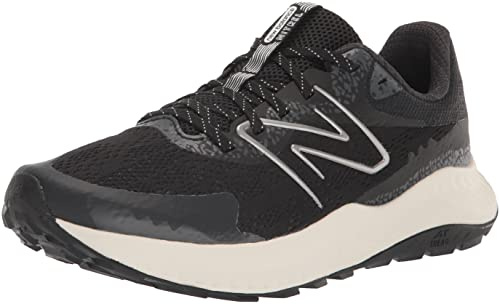 New Balance Women's, DynaSoft Nitrel V5 Trail Running Shoe, Black/Sea Salt 10 Wide
