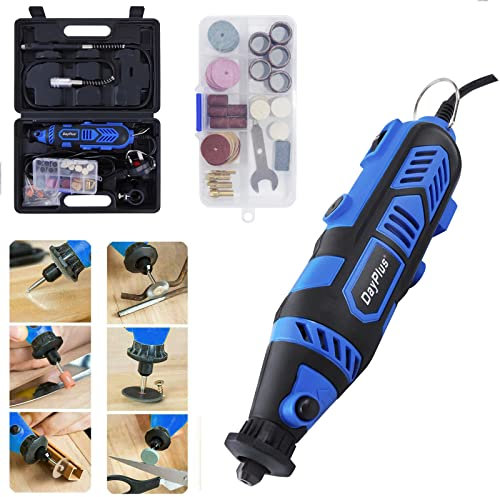 135W Mini Schleifer, Drehwerkzeug Set Schleifmaschine 32000RPM, 6 Variabler Geschwindigkeit Rotationswerkzeug, Multifunktionswerkzeug mit 80 Zubehör