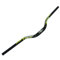 φ 31,8 mm Rennrad, MTB, Mountainbike, Fahrrad, extra lang, 720 mm Lenker, 55 mm Riser Bar für Downhill, Radfahren, Rennen, Off-Road, MTB, BMX (schwarz + grün)